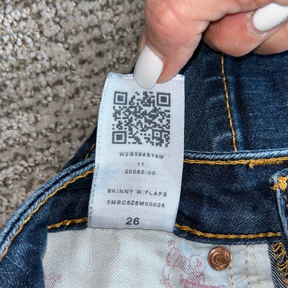 True Religion Skinny Jean size 26 - Picture 6 of 7